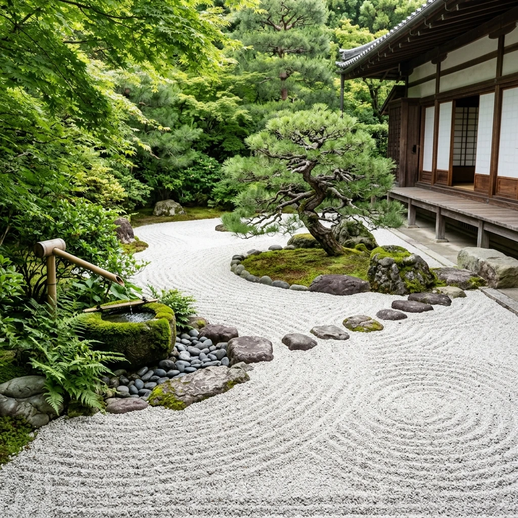 สวนสไตล์ญี่ปุ่น (Japanese Zen Garden)
